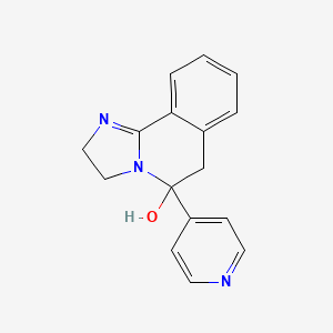 2,3,5,6-Tetrahydro-5-(4-pyridyl)-imidazo(2,1-a)isoquinolin-5-ol