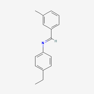 (Z)-N-(4-Ethylphenyl)-1-(3-methylphenyl)methanimine