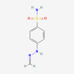 molecular formula C7H9N3O2S B13953143 4-(2-Methylidenehydrazinyl)benzene-1-sulfonamide CAS No. 42357-48-2