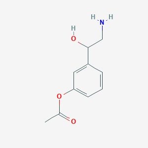 3-(2-Amino-1-hydroxyethyl)phenyl acetate