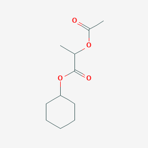 Lactic acid, acetate, cyclohexyl ester