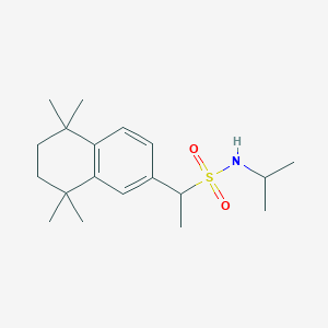 N-isopropyl-1-(5,5,8,8-tetramethyl-5,6,7,8-tetrahydronaphthalen-2-yl)ethanesulfonamide