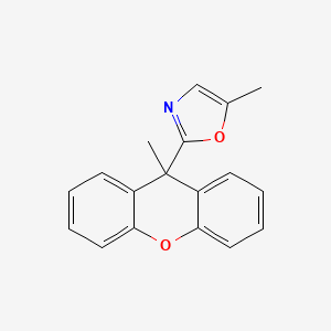 5-Methyl-2-(9-methyl-9h-xanthen-9-yl)-oxazole