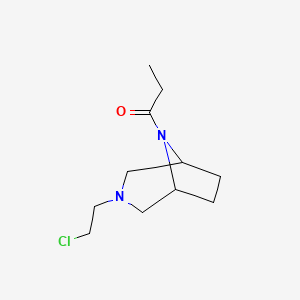 3-(2-Chloroethyl)-8-propionyl-3,8-diazabicyclo(3.2.1)octane