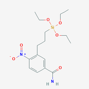 4-Nitro-3-(3-triethoxysilylpropyl)benzamide