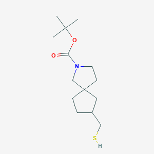 tert-Butyl 7-(mercaptomethyl)-2-azaspiro[4.4]nonane-2-carboxylate