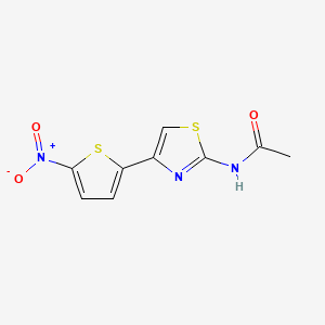 N-(4-(5-Nitro-2-thienyl)-2-thiazolyl)acetamide