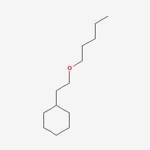 molecular formula C13H26O B13953380 (2-(Pentyloxy)ethyl)cyclohexane CAS No. 54852-75-4