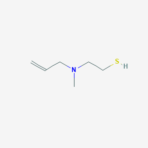 molecular formula C6H13NS B13953444 2-(Methyl-2-propen-1-ylamino)ethanethiol CAS No. 400898-87-5