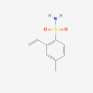 2-Ethenyl-4-methylbenzene-1-sulfonamide