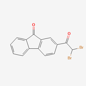 2-(Dibromoacetyl)-9H-fluoren-9-one