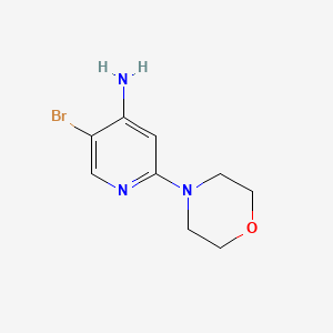 5-Bromo-2-morpholinopyridin-4-amine