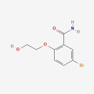 5-bromo-2-(2-hydroxyethoxy)benzamide