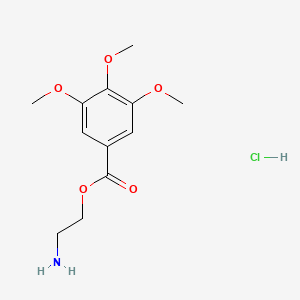 Ethanol, 2-amino-, 3,4,5-trimethoxybenzoate, hydrochloride