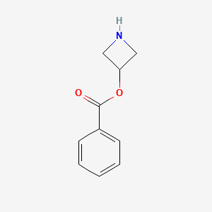 molecular formula C10H11NO2 B1395378 3-Azetidinyl benzoate CAS No. 1219980-94-5