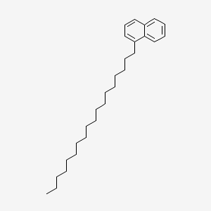 molecular formula C28H44 B13953921 Naphthalene, octadecyl- CAS No. 56388-48-8