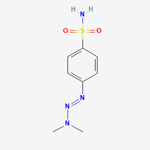 Benzenesulfonamide, p-(3,3-dimethyl-1-triazeno)-