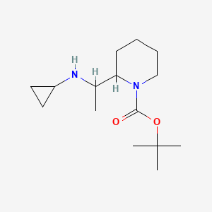 tert-Butyl 2-(1-(cyclopropylamino)ethyl)piperidine-1-carboxylate