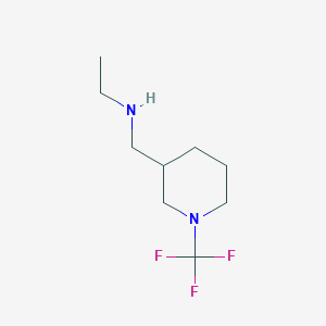 N-((1-(trifluoromethyl)piperidin-3-yl)methyl)ethanamine