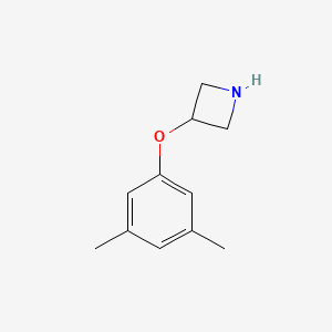 molecular formula C11H15NO B1395401 3-(3,5-Dimethylphenoxy)azetidine CAS No. 1219961-23-5