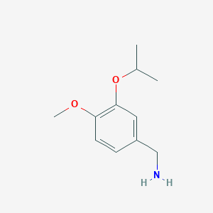 Benzenemethanamine, 4-methoxy-3-(1-methylethoxy)-