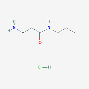 molecular formula C6H15ClN2O B1395412 3-Amino-N-propylpropanamide hydrochloride CAS No. 1220029-56-0