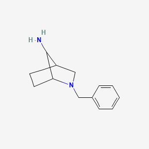molecular formula C13H18N2 B1395463 2-苄基-2-氮杂双环[2.2.1]庚烷-7-胺 CAS No. 951393-79-6