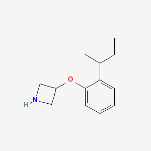 B1395509 3-[2-(Sec-butyl)phenoxy]azetidine CAS No. 1220028-62-5