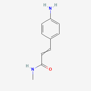 B1395512 3-(4-Aminophenyl)-N-methylacrylamide CAS No. 1201641-92-0