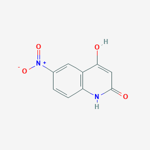 molecular formula C9H6N2O4 B1395541 4-羟基-6-硝基喹啉-2(1H)-酮 CAS No. 264260-06-2