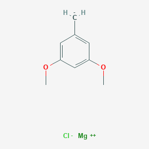 molecular formula C9H11ClMgO2 B139555 3,5-二甲氧基苄基氯化镁 CAS No. 135808-66-1