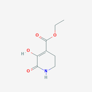 B1395590 Ethyl 5-hydroxy-6-oxo-1,2,3,6-tetrahydropyridine-4-carboxylate CAS No. 21472-88-8