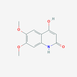 B1395603 4-hydroxy-6,7-dimethoxyquinolin-2(1H)-one CAS No. 412335-39-8