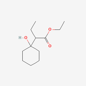 molecular formula C12H22O3 B13956196 Ethyl 2-(1-hydroxycyclohexyl)butanoate CAS No. 51632-39-4