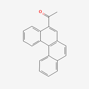 molecular formula C20H14O B13956308 BENZO(c)PHENANTHRENE, 5-ACETYL- CAS No. 63018-98-4