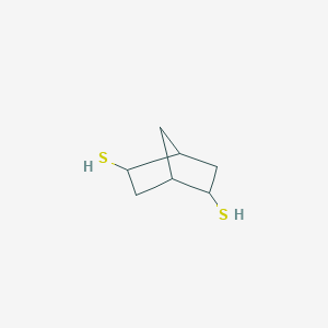 molecular formula C7H12S2 B13956386 2,5-Norbornanedithiol CAS No. 89892-75-1