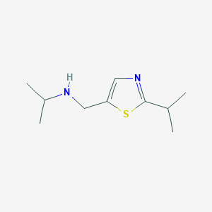 molecular formula C10H18N2S B13956463 N-((2-isopropylthiazol-5-yl)methyl)propan-2-amine 