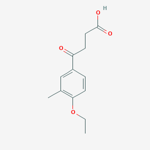 molecular formula C13H16O4 B139566 4-(4-乙氧基-3-甲基苯基)-4-氧代丁酸 CAS No. 150435-98-6