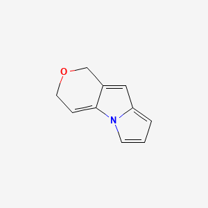 molecular formula C10H9NO B13956603 1H,3H-Pyrano[3,4-B]pyrrolizine CAS No. 507221-93-4