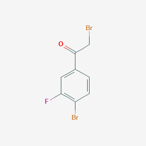 2-Bromo-1-(4-bromo-3-fluorophenyl)ethanone