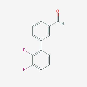 molecular formula C13H8F2O B1395704 3-(2,3-二氟苯基)苯甲醛 CAS No. 848652-17-5