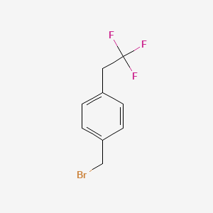 molecular formula C9H8BrF3 B1395722 1-溴甲基-4-(2,2,2-三氟乙基)苯 CAS No. 1221272-87-2