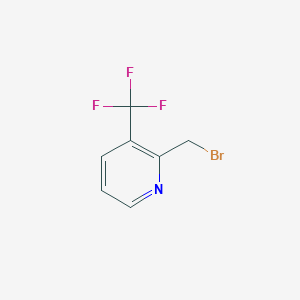 molecular formula C7H5BrF3N B1395753 2-(溴甲基)-3-(三氟甲基)吡啶 CAS No. 780802-57-5