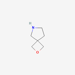 molecular formula C6H11NO B1395770 2-氧杂-6-氮杂螺[3.4]辛烷 CAS No. 220290-68-6