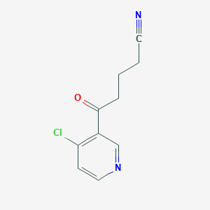 B1395772 5-(4-Chloro-3-pyridyl)-5-oxovaleronitrile CAS No. 890100-86-4