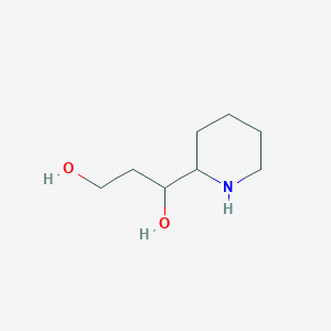 1-(Piperidin-2-yl)propane-1,3-diol