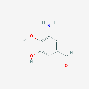 3-Amino-5-hydroxy-4-methoxybenzaldehyde