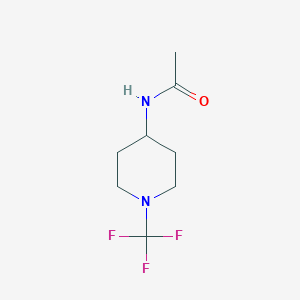 N-(1-(trifluoromethyl)piperidin-4-yl)acetamide