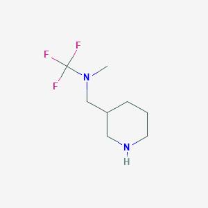 1,1,1-trifluoro-N-methyl-N-(piperidin-3-ylmethyl)methanamine