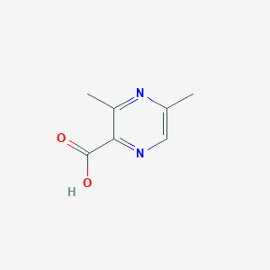 molecular formula C7H8N2O2 B1395783 3,5-二甲基吡嗪-2-甲酸 CAS No. 946493-27-2